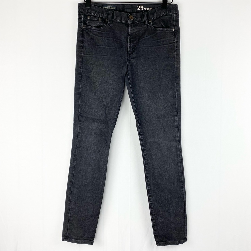 J. Crew Midrise Toothpick Skinny Jeans 29
